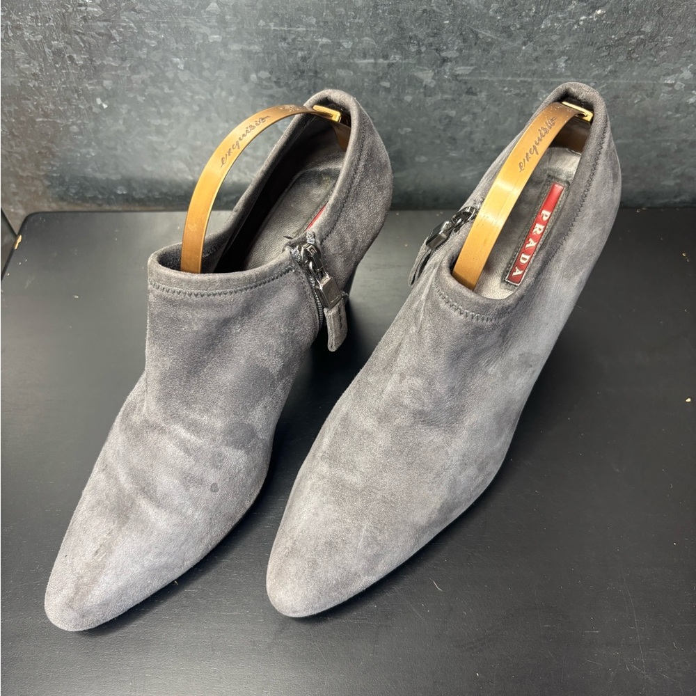 Prada Women’s Suede Booties